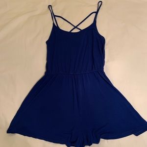 Royal blue romper